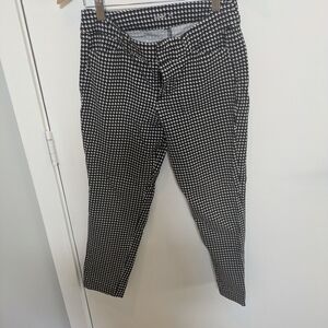 Black and White Houndstooth Pants